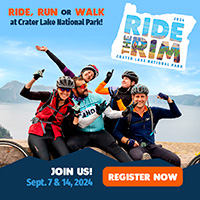 Ride the Rim takes off around Crater Lake, Oregon, Sept. 7 & 14, 2024